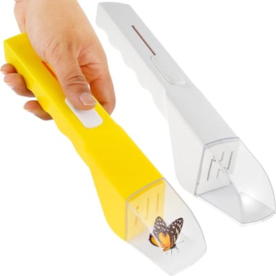 Spinnenvanger-2 stuks-Insectenvanger-Spinnenvanger-insect catcher-Wespenverjager-Wespenval-Met transparant venster - contactloze insectenval container - 27cm