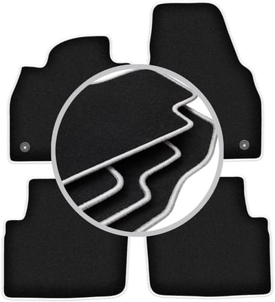 CARLUX-SILVER automatten voor: Skoda Kamiq crossover (2019-)