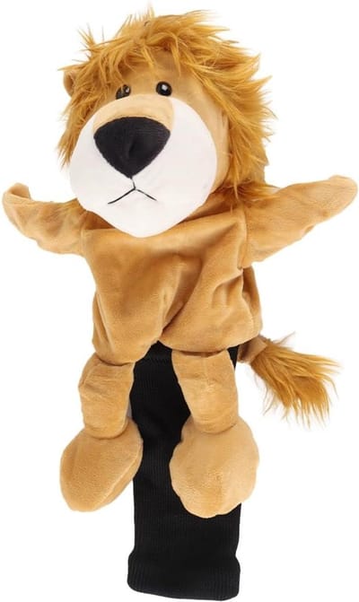 Golf Club Hoes - Dieren Golf Accessoire - Golfuitrusting Beschermen - Pluche Dierenontwerp - 28 x 16 cm - Meerkleurig