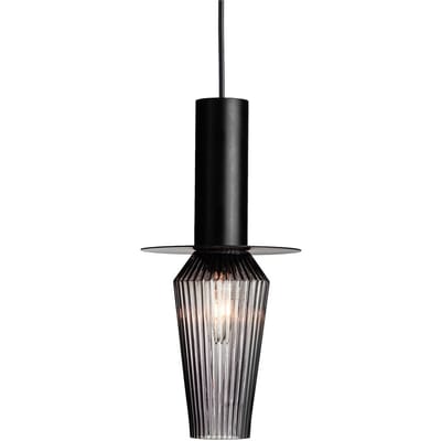 DESIGN BY US Harakiri hanglamp, zwart/rookgrijs
