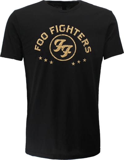 Foo Fighters Arched Stars Logo T-Shirt - Officiële Merchandise - S