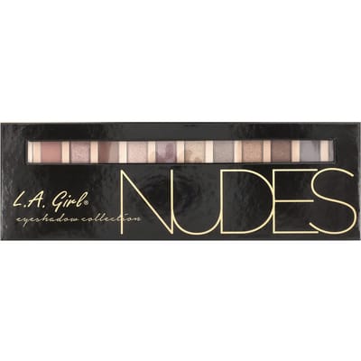 L.A. Girl, Beauty Brick, 12 Color Eye Palette, Ges331 Nude, 12G(0.42Oz) black