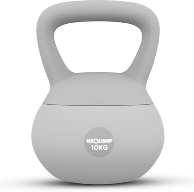 NEOLYMP 10 kg Soft Kettlebell voor kracht – Ergonomische grip voor intensieve training
