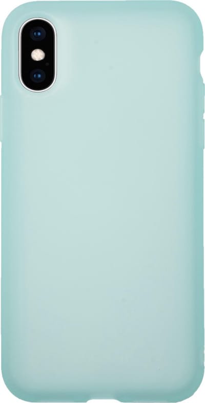 BMAX Latex soft case hoesje geschikt voor Apple iPhone X/XS / Soft cover / Telefoonhoesje / Beschermhoesje / Telefoonbescherming - Mintgroen