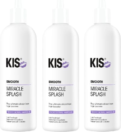 KIS Smooth - Miracle Splash - Haar Treatment - voordeelverpakking - 3 x 200 ml