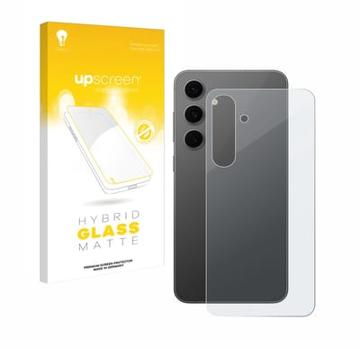 upscreen - Screenprotector voor Samsung Galaxy S24 FE (Achterkant) - Folie Beschermfolie Beschermglas matte