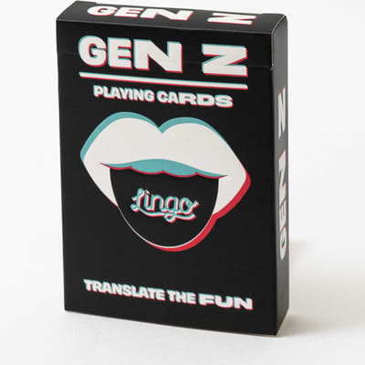 Lingo Gen Z Speelkaarten - Taal flashcards met fonetische woorden - Kaartspel