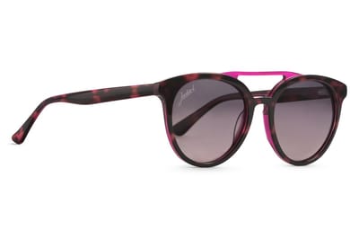 Jackie L Roubaix ZO-0254B havana-rood - grijs-roze dégradé - TAC polarised - UV400