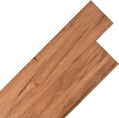 Vloerplanken PVC - Zelfklevende tegels - Woning opknappen - Snelle installatie - 18 stuks - Bruin