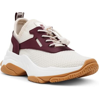 Steve Madden Match-e Sneakers Ivory/cherry Lacq Maat: 37 | Sneakers Outlet | Dames | Grijs