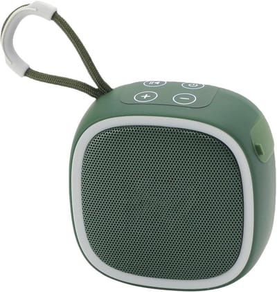 Draadloze Luidspreker - Outdoor Speaker - Muziek Luisteren - Compact Draagbaar Ontwerp - 10 x 15 x 10 cm - Groen