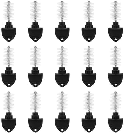 JHUBERS- Kraanreiniger 15-delig - Nylon Reinigingsborstelset - Duurzaam Materiaal - Corrosiebestendig - Geschikt voor Bierkranen - Hoge Temperatuurbestendigheid - Biertapborstel
