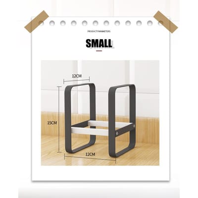Keuken Opbergrek Dekselrek Kookplaat Soeplepelrek Deksel Afwasrek Keukenaccessoires Metalen Plank Organizer white