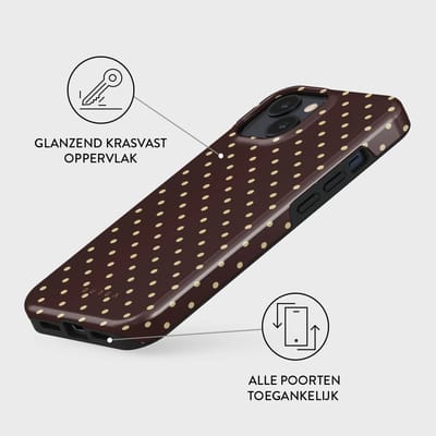 Burga Tough Backcover geschikt voor MagSafe geschikt voor iPhone 15 - Sorry Busy