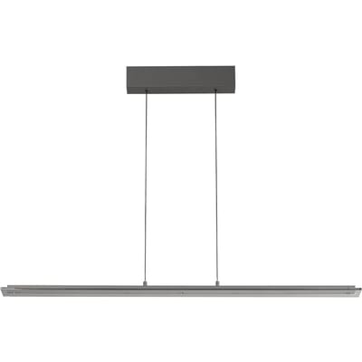 FISCHER & HONSEL LED hanglamp Torvi, zandgrijs/rookgrijs, lengte 115 cm, CCT