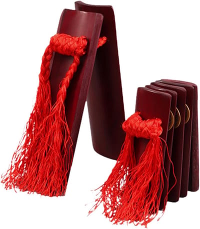 Kinder Allegro Clappers - Bamboe Klappers - Muziek Maken - Duurzaam Bamboe Materiaal - 175 x 55 cm - Bruin