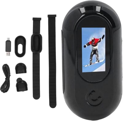 Huisdier Halsband Camera - Actie Camera - Huisdier Observatie - 160 Graden Groothoek - 1080P HD - Zwart