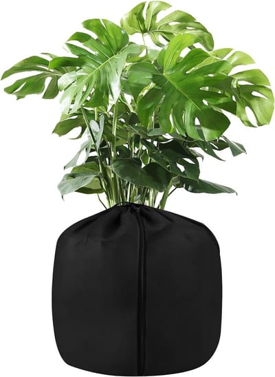 Thermische Plantbescherming 45 x 50 cm - Winterbescherming voor Buitenplanten met Trekkoord en Rits, Ideaal voor Potplanten en Tuinplanten
