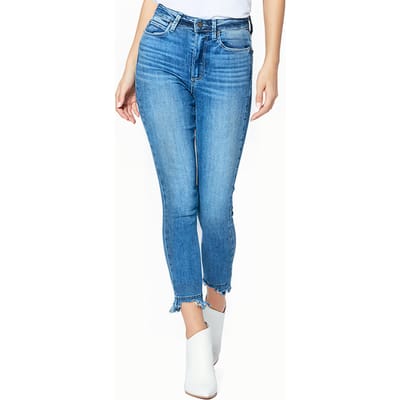 PAIGE Margot Crop Ripped Hem Freestyle Distressed Hem Größe: W24 | Slim Jeans Outlet | Damen