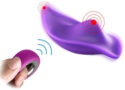 Oneay Draagbare ondergoedvibrator, seksspeeltje voor volwassenen, geschikt voor vrouwen of stellen, mini clitorisvibrator met afstandsbediening, meerdere vibratiestanden, seksspeeltje.