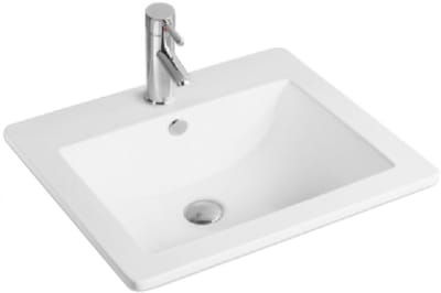 Mexen Lora inbouw wastafel 53 x 46 cm, wit - 25365300