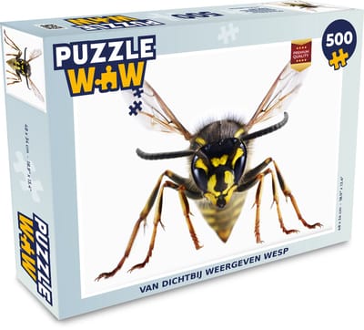 Puzzel Van dichtbij weergeven wesp - Legpuzzel - Puzzel 500 stukjes