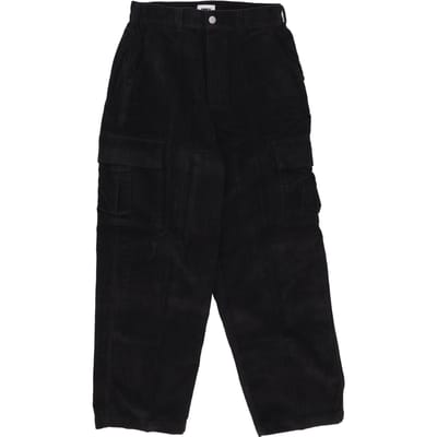 Bigwig Baggy Corduroy Cargo Pant Digitale zwarte lange herenbroek