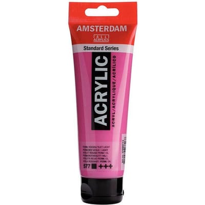 Peinture Acrylique - TALENS - AMSTERDAM - Rouge Violet Permanent - Tube 120ml rouge