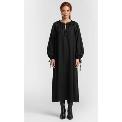 & Other Stories Freya Dress Black Maat: XS | Maxi Jurken Outlet | Dames | Zwart