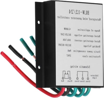 Store_7 - Krachtige Windgenerator - Duurzame Energie Oplossing - Waterdicht - 400 W - Inclusief Laadregelaar - Geschikt voor Thuisgebruik - Aluminium