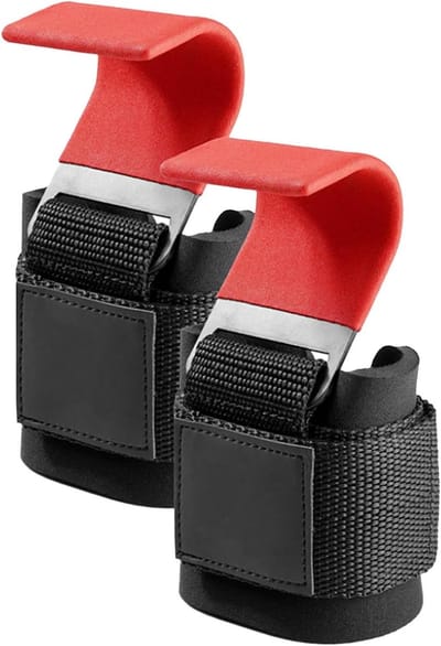 Set van 2 Optrekhaken voor Krachttraining - Lifting Straps met Polskussen voor Deadlift en Powerlifting, Geschikt voor Mannen en Vrouwen, Ideaal voor Fitness en Gewichtheffen