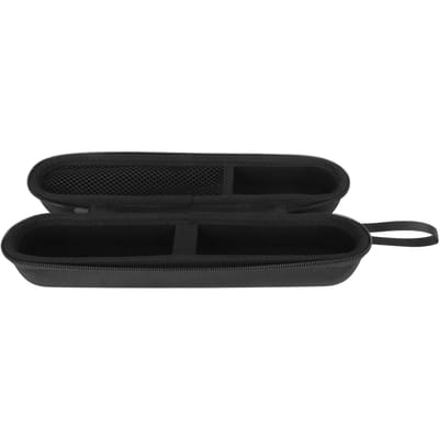 Étui de Transport pour Brosse à Dents Électrique Portable EVA Coque Dure Sac de Rangement pour Brosse à Dents avec Poche en Maille black
