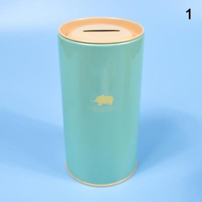 Blik Rond Dier Snoepkleur Spaarpot Geldkist Metalen Spaarpot Schattige Diversen Blikken Opbergblikken Geschenkblikken Huisdecoratie