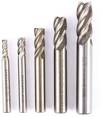 Allecto - 4-Flute End Mills - Hss-Al - Hoogwaardige Frees - 4mm 6mm