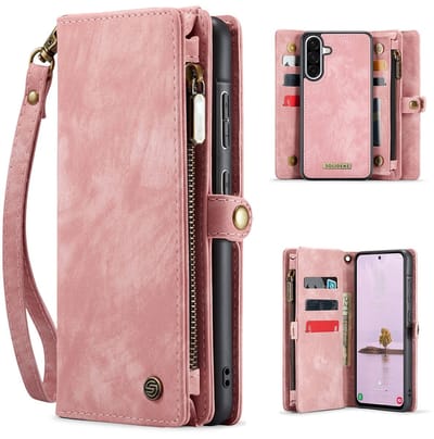 Solidenz Hoesje - Geschikt voor Samsung Galaxy A26 - Urban Wallet - Roze
