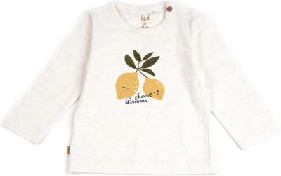 Frogs and Dogs - Shirt Sweet Lemon - Okergeel - Maat 62 - Meisjes