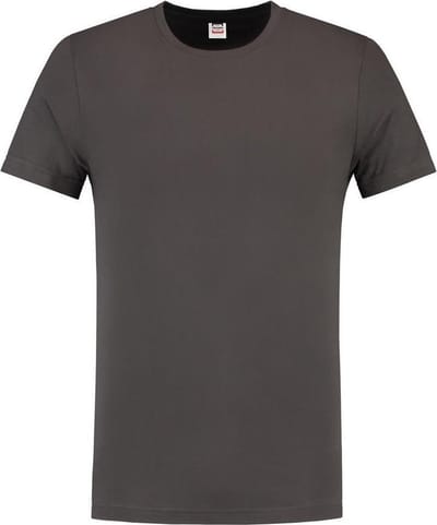 Tricorp 101004 T-shirt Fitted - Donkergrijs - XS