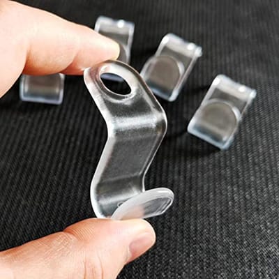 Kleerhangers ruimtebesparend 60 stuks - transparant - haken en connectoren - organiseer je kledingkast - SnelShoppen