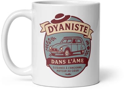 De2pktjes - Mok “Dyaniste dans l’âme” – Elegantie voor bij je koffie