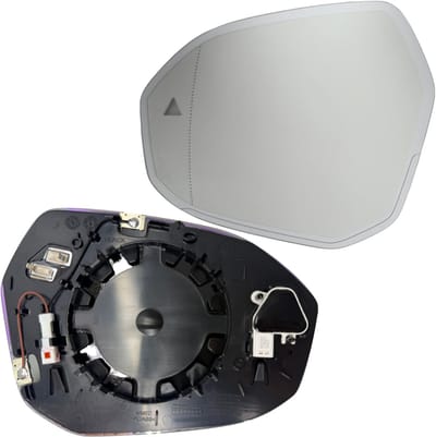 BILMAX Spiegelglas Vervanging voor BMW 5 Serie & 7 Serie (G70), Automatisch Dimmend, Verwarmd, Asferisch, Met Dodehoekassistent (BSM), Links (Bestuurderszijde)