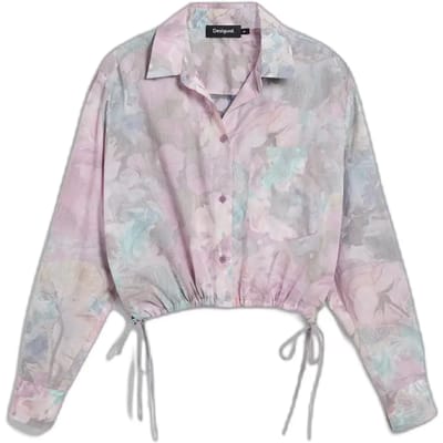 Overhemd Desigual CAM_FLOWERS_LACRO 26SWCW25