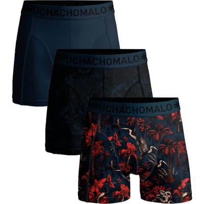 Muchachomalo Boxershort Heren – 3 Pack – 95% Katoen – Heren Ondergoed – Kleding – Stevig Ondergoed – Onderbroeken Heren