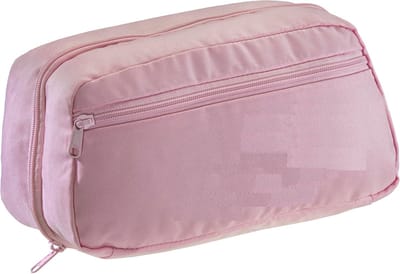 Famanu - Ophangbare toilettas, Heren & Dames Zwemtas, Statement Deluxe Edition, Cosmeticazak, Parel Roze, Toilettas