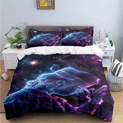 Exquise Mode M-Michael-Jackson Beddengoedset met Print Dekbedovertrek Dekbed Bed Jeugd Kinderen Meisje Jongens Verjaardagscadeau 228X228cm-3pcs
