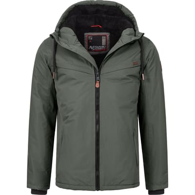 Alessandro Salvarini heren winterjas AS-331 met teddyvoering en capuchon