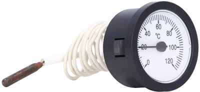 Allecto - Dial Thermometer - Vloeistofmeting - Duidelijke Temperatuurschaal - 0-120°C - Nauwkeurige Thermometer - Geschikt voor Vloeistoffen