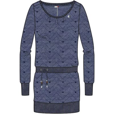 Damesjurk met lange mouwen Ragwear Alexa Zig Zag