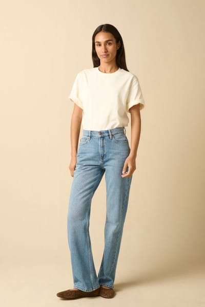 Sissy-Boy - Blauwe high waist flared jeans