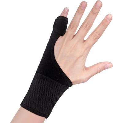 1 pièce d'attelle pour auriculaire pour doigt à ressaut, attelle pour petit doigt, support de poignet, soulagement du canal carpien, arthrite, tendinite beige