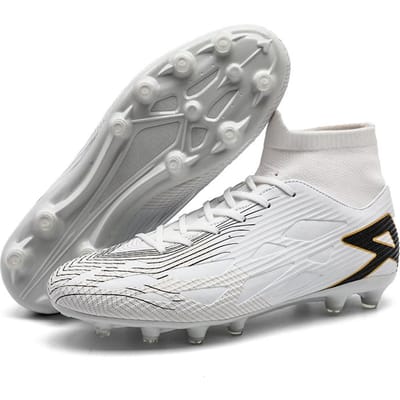 Heren Voetbalschoenen Voetbalschoenen Voor Unisex-Volwassenen Hoge Top Noppen Schoenen Voor Jeugd Training Kunstgras Buiten Atletische Sportschoen Jongens 40